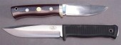 TWO FALLKNIVEN FIXED BLACK KNI