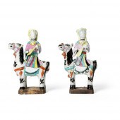 TWO FAMILLE ROSE EQUESTRIAN FI