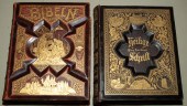 TWO FAMILY BIBLES DEN HELIGA S