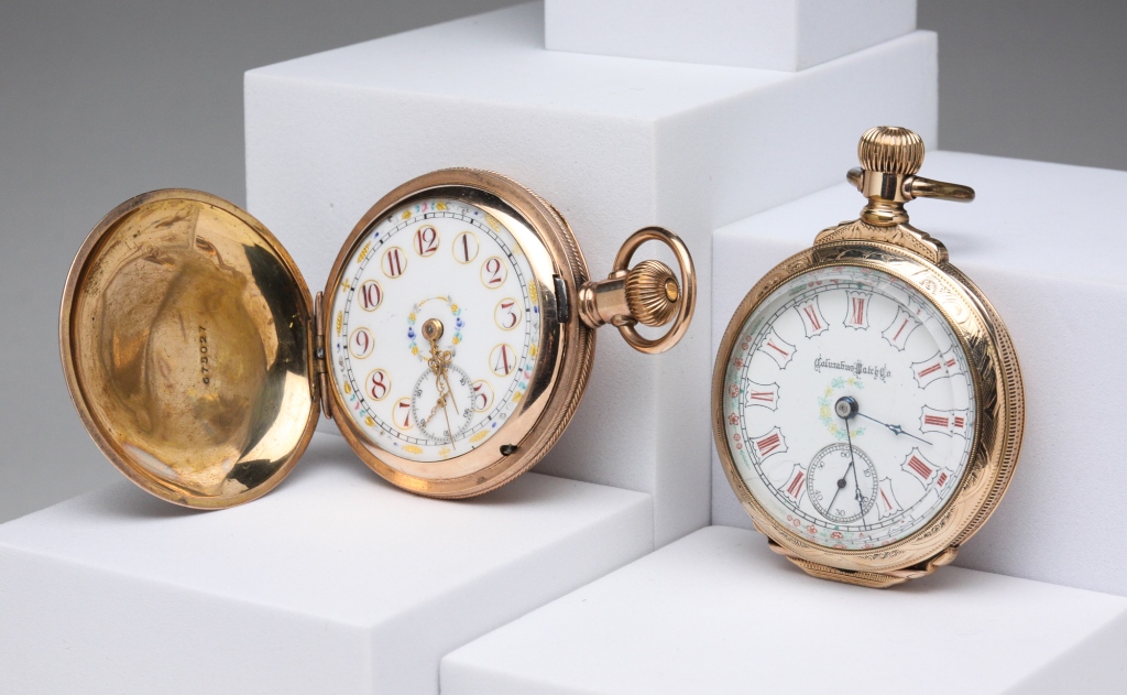 TWO FANCY DIAL COLUMBUS POCKET