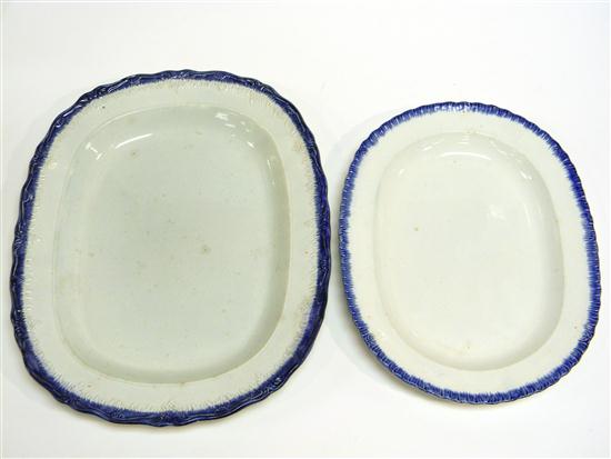 Two featheredge platters  14