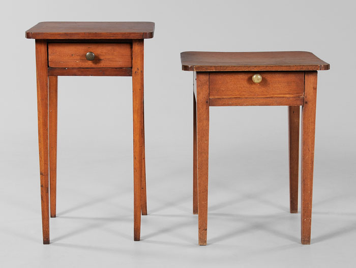 Two Federal One-Drawer Tables