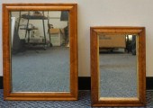 TWO FEDERAL STYLE FIGURED MAPL