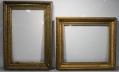 TWO FEDERAL STYLE GILT GESSO F