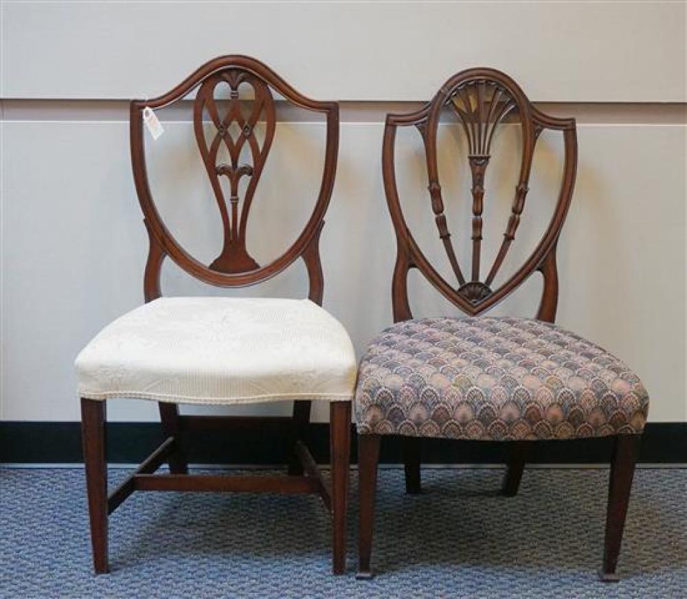 TWO FEDERAL STYLE MAHOGANY