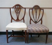 TWO FEDERAL STYLE MAHOGANY SHI