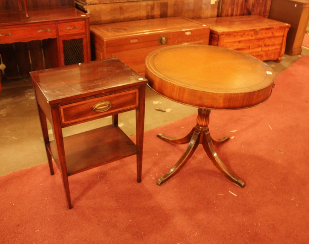 TWO FEDERAL STYLE MAHOGANY