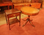 TWO FEDERAL STYLE MAHOGANY TAB