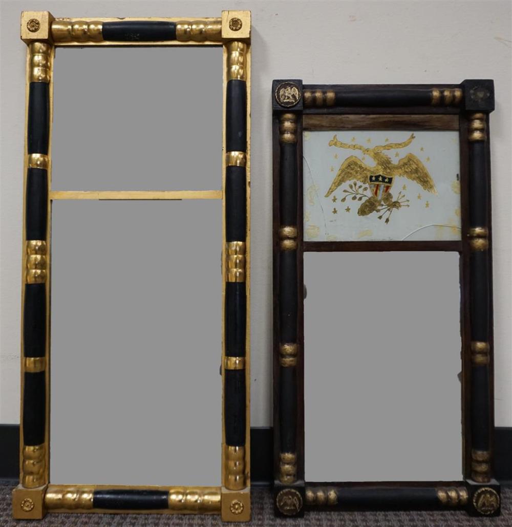 TWO FEDERAL STYLE PARTIAL GILT