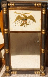 TWO FEDERAL STYLE PARTIAL GILT