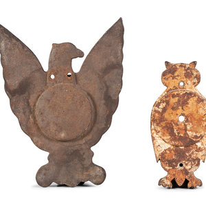 Two Figural Cast Iron Shooting