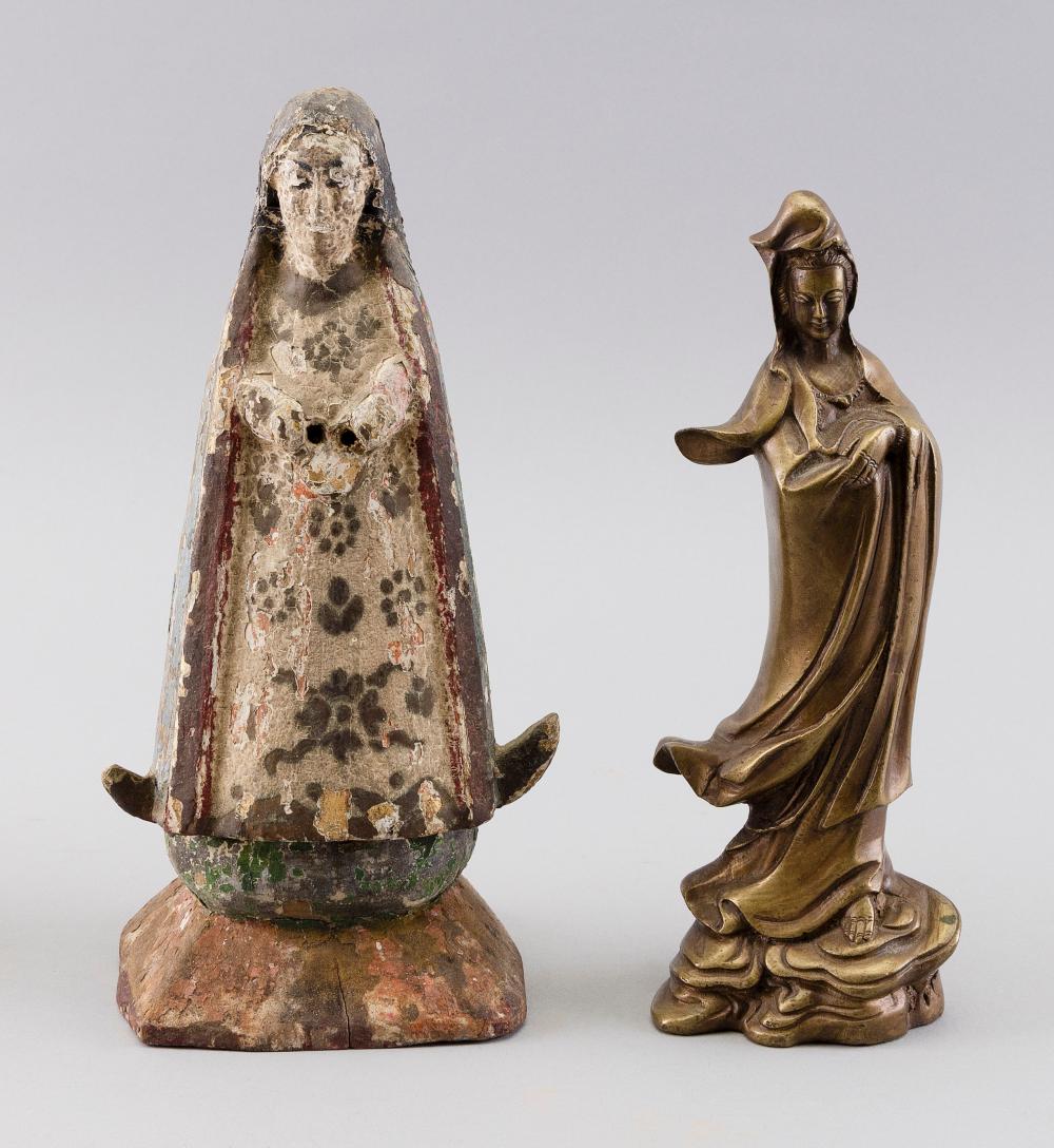 TWO FIGURAL SCULPTURESTWO FIGURAL