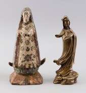 TWO FIGURAL SCULPTURESTWO FIGU