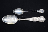 TWO FIGURAL STERLING SILVER SO