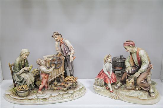 TWO FIGURE GROUPS BY BORSATO.