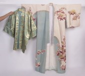 TWO FINE JAPANESE KIMONOS: 1)