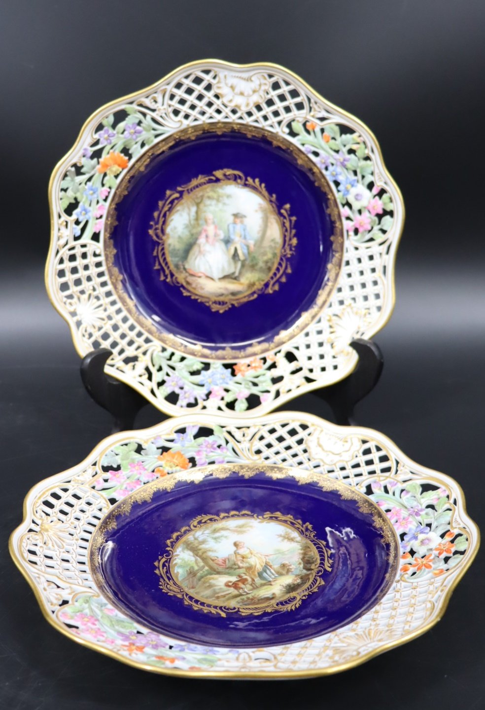 TWO FINE QUALITY MEISSEN