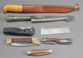 TWO FINNISH FILET KNIVES WITH