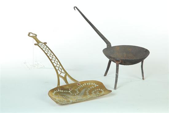 TWO FIREPLACE ITEMS.  American 