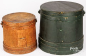 TWO FIRKINS, 19TH C.<br>Two fi
