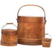 Two Firkins and a Wooden Pail