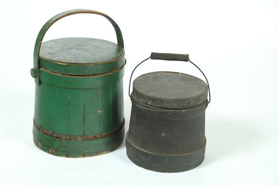 TWO FIRKINS.  Nineteenth century 