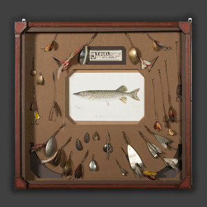 Two Fishing Lure Dioramas New York,