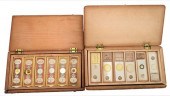 TWO FITTED BOXES OF VARIOUS MI