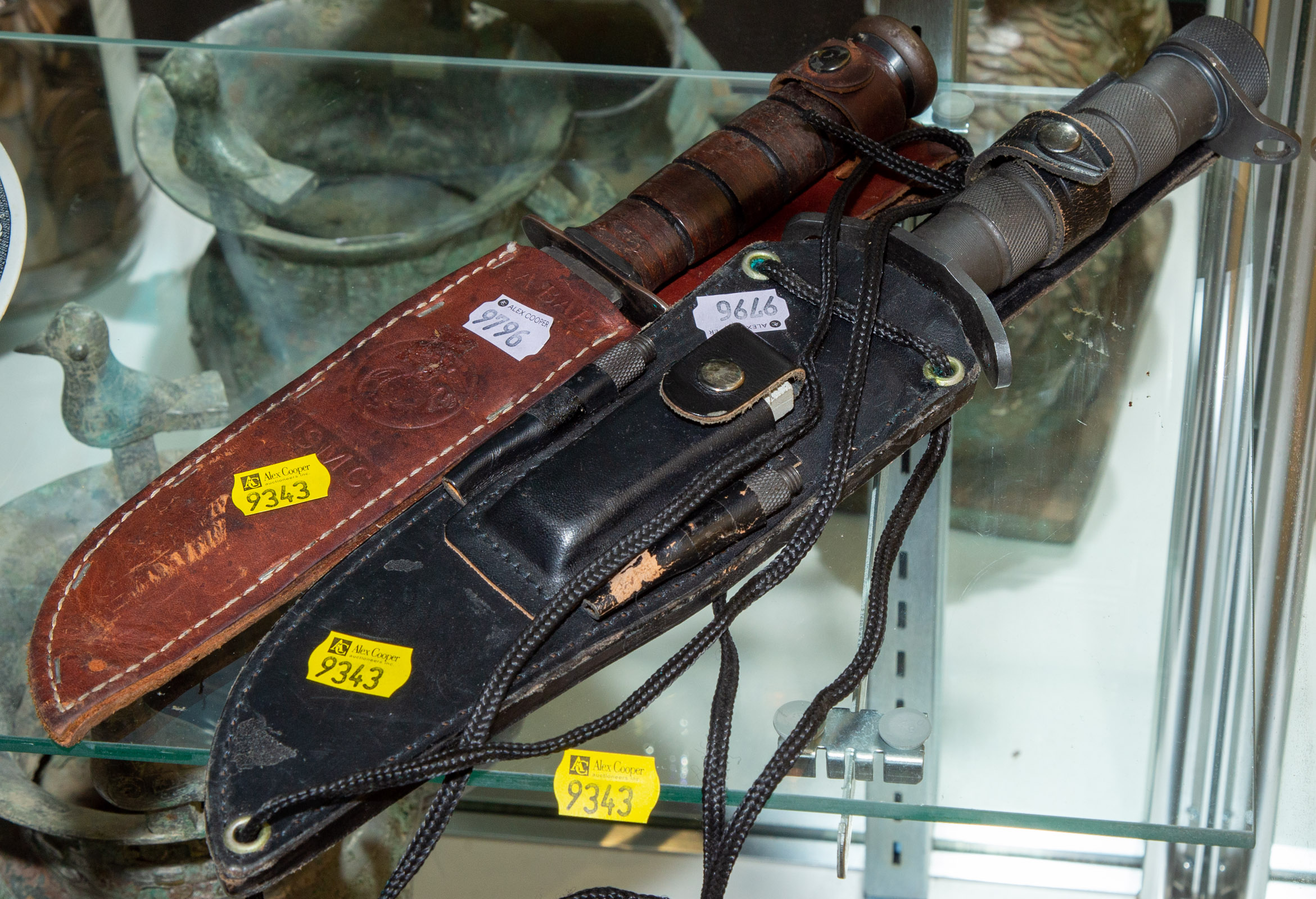TWO FIXED BLADE KNIVES With