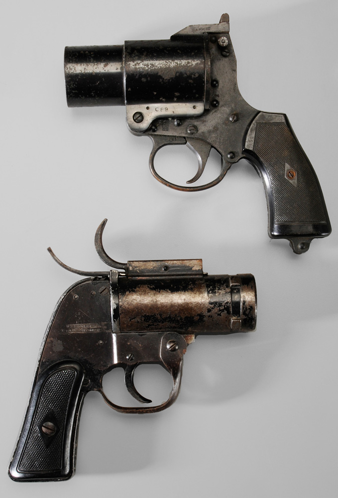 Two Flare Guns Webley (British),