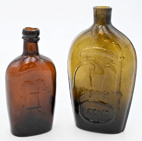 TWO FLASKS TO INCLUDE KEENE
