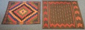 TWO FLAT-STITCH WOOL, POSSIBLY