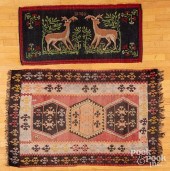 TWO FLATWEAVE MATSTwo flatweav