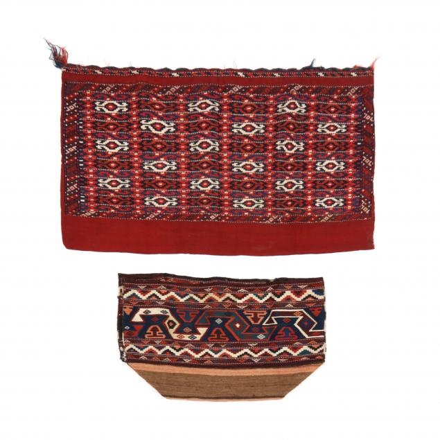 TWO FLATWEAVE NOMADIC BAGS Wool,