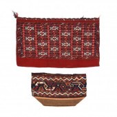 TWO FLATWEAVE NOMADIC BAGS Woo