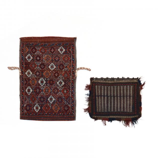 TWO FLATWEAVE NOMADIC BAGS Wool,