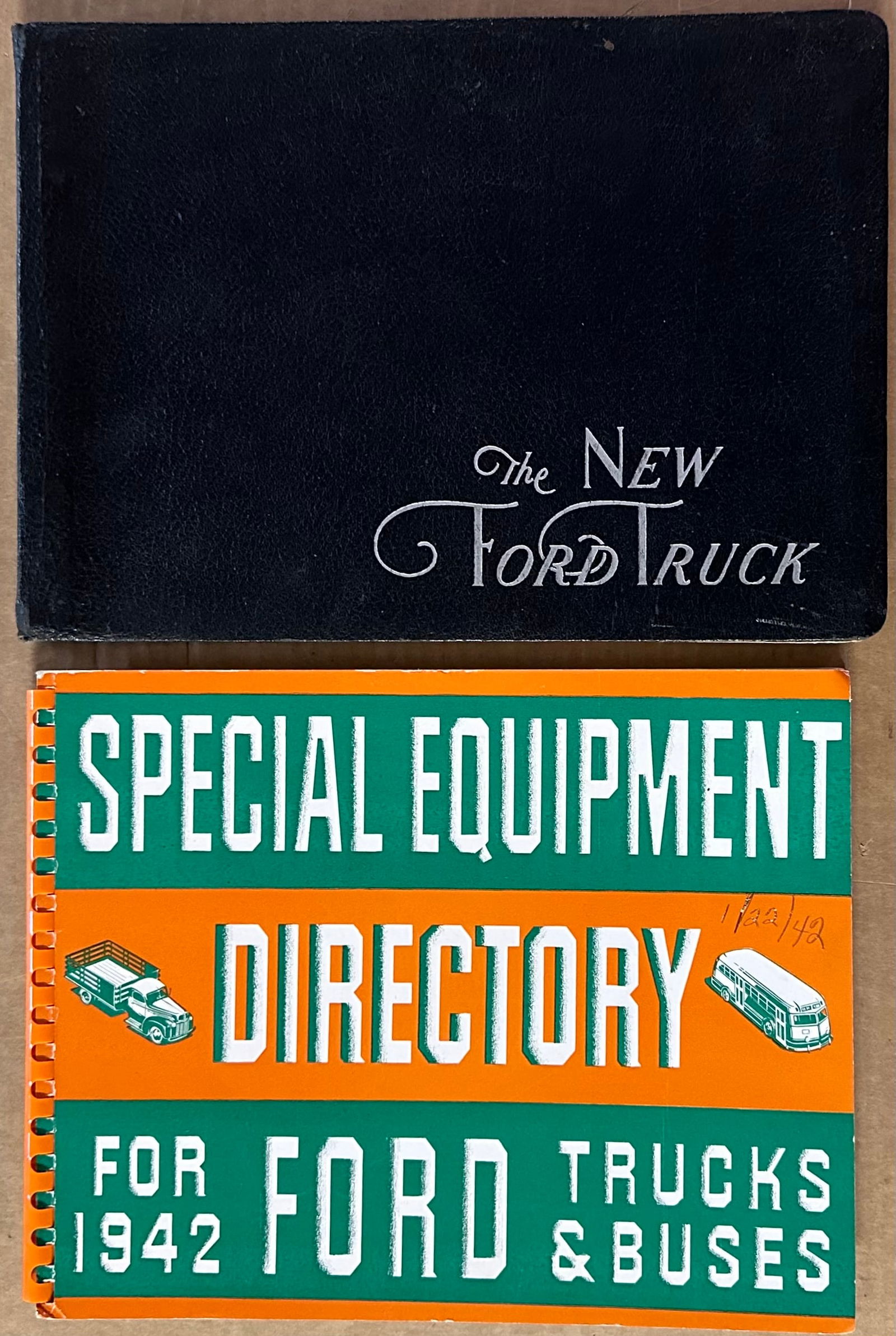 TWO FORD TRUCK DEALER ALBUMS,