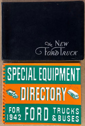 TWO FORD TRUCK DEALER ALBUMS,