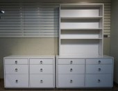 TWO FORMICA DOUBLE SIDE CABINE