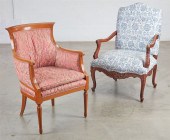TWO FORTUNY UPHOLSTERED MIXED
