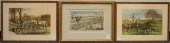 TWO FOX HUNTING COLOR PRINTS A