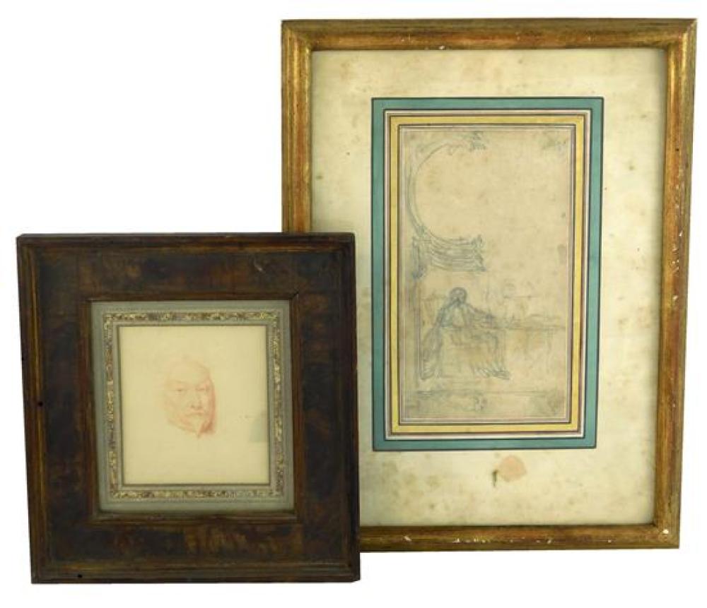 TWO FRAMED 17TH & 18TH C. FRENCH