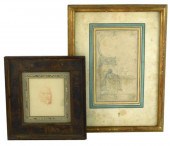 TWO FRAMED 17TH & 18TH C. FREN