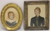 TWO FRAMED 19TH CENTURY WATERC