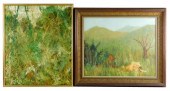 TWO FRAMED 20TH C. OILS ON CAN