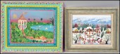 TWO FRAMED 20TH CENTURY PAINTI