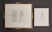 Two framed and matted academic