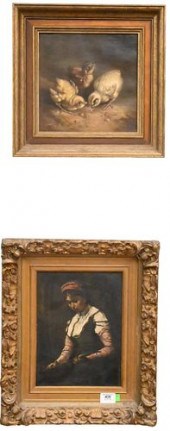TWO FRAMED ART PIECESTwo Frame