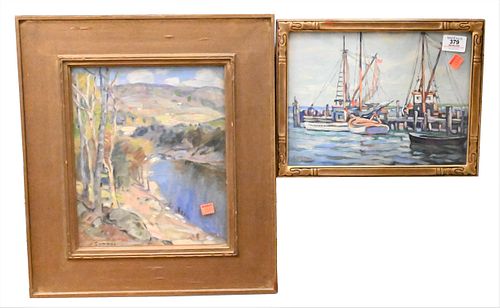 TWO FRAMED ART PIECESTwo Framed Art