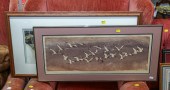TWO FRAMED ARTIST SIGNED ANIMA